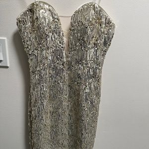 Aidan Mattox Sequined Mini Dress